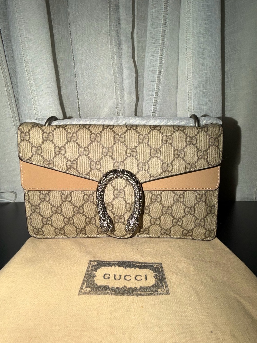 Beautiful Two-Tone Purse with Dust Bag